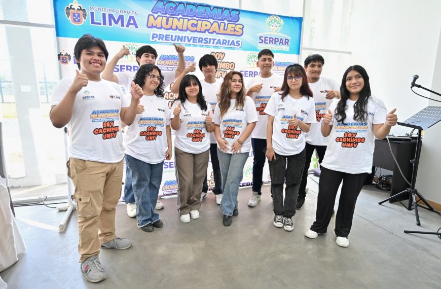 Estudiantes de la Academia Municipal de Lima logran su ingreso a reconocida Universidad Nacional